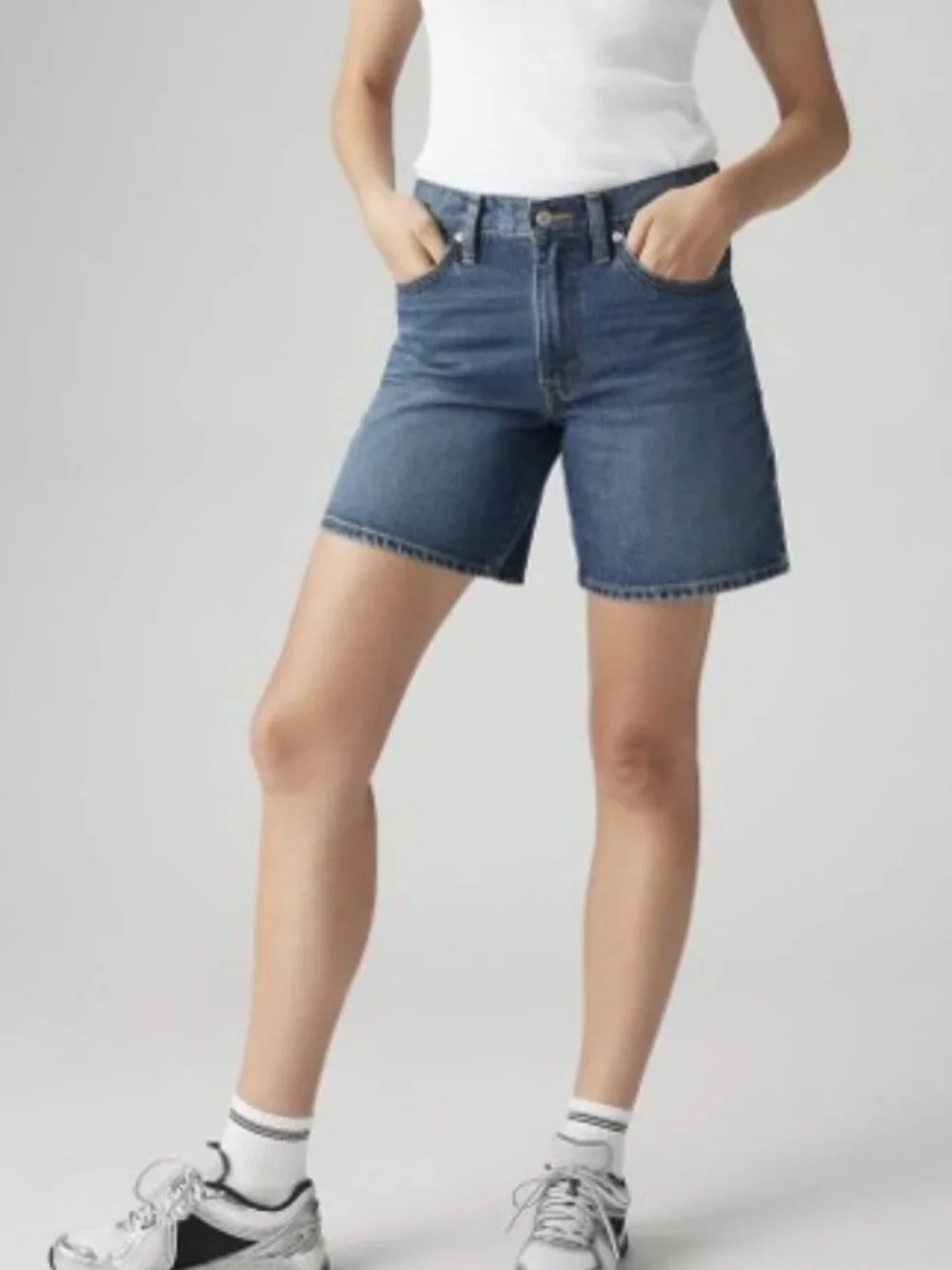 Levi’s '94 Baggy Jean Shorts Mid Rise 100% Cotton Blue Size 29 NEW